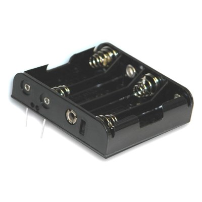 4 x AA holder PCB mounting BH-341-1P