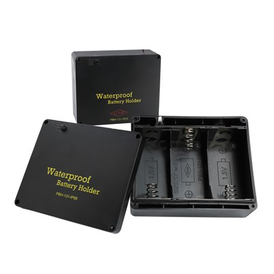 PBH-131-IP65-AS 3 x D Switched Battery Box With Leads IP65