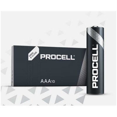 Duracell Procell AAA 1.5v PC2400 (Box 10) 5000394080546