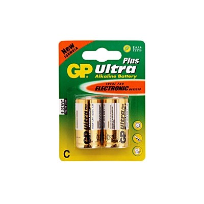 GP Ultra alkaline 2 x C pack GP14U-C2