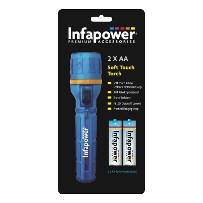 Infapower F021 Soft Touch Torch 2 x D