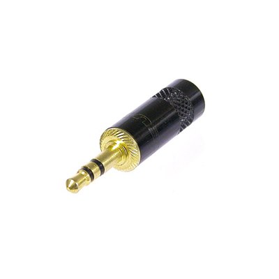 NYS231BG 3.5mm Plug Black Handle Gold Plated Contacts