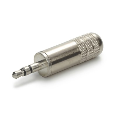 3.5mm Nickel plated h/d stereo jack plug