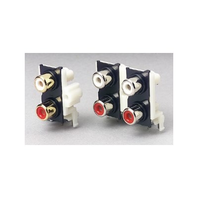 Quad socket - gold plated