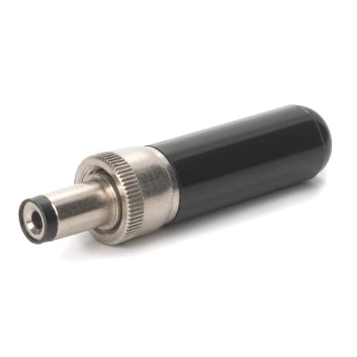 Switchcraft S765K 2.5mm Screw Locking DC Plug Black