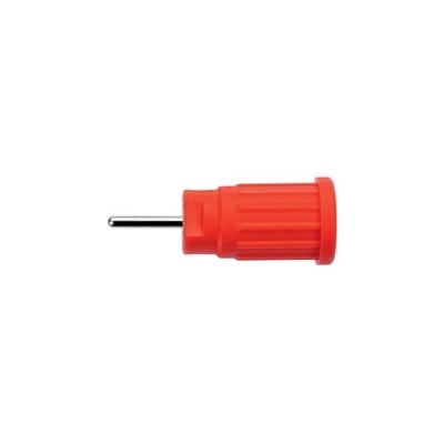 4mm Safety Press-In Socket REDSEPB 6449 Ni/Red