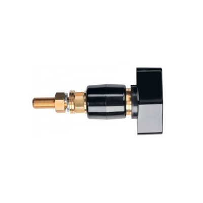 Red 4mm 200A 1000v Terminal Post with captive toggle head POL 201 Red