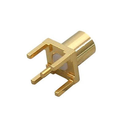 MCX straight PCB coaxial jack