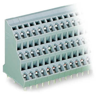 Wago 737-108 8 Pole Triple Deck PCB Terminal Block