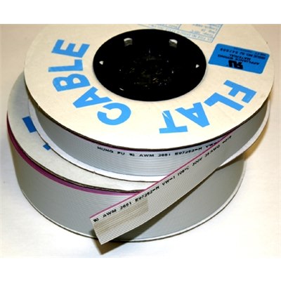 34 way Grey Flat Cable (100ft)