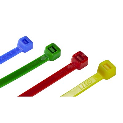 Assorted Colours Cable Tie 200 x 2.5 mm