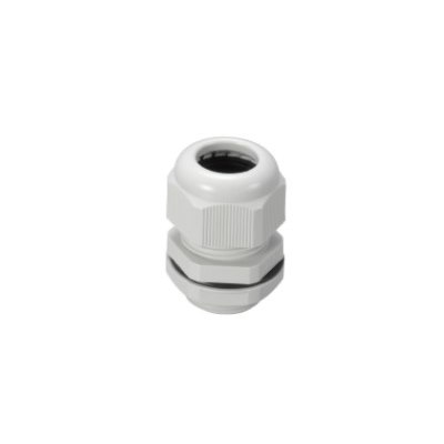 PG7 IP68 Grey Nylon cable gland & locknut.