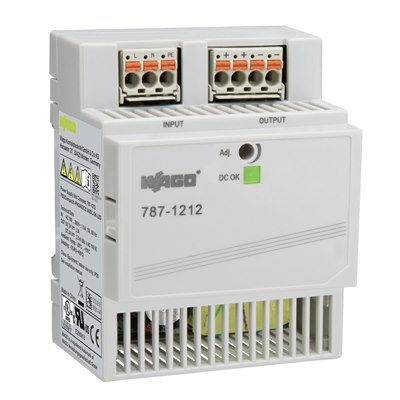 WAGO SMPSU; Compact; 24VDC Output; 2.5A; DC-OK LED