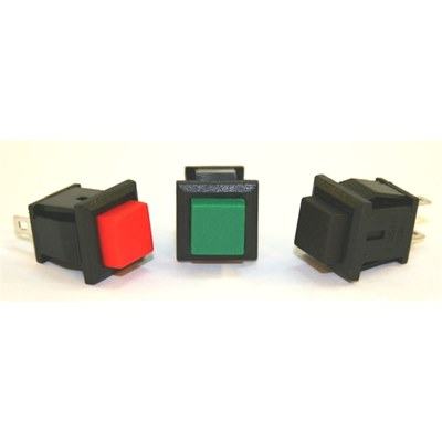 SPST push-make switch Red