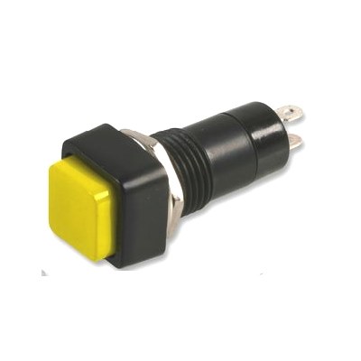 Yellow push switch - momentary R18-23B-5H 