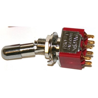 DPDT locking toggle switch on-on