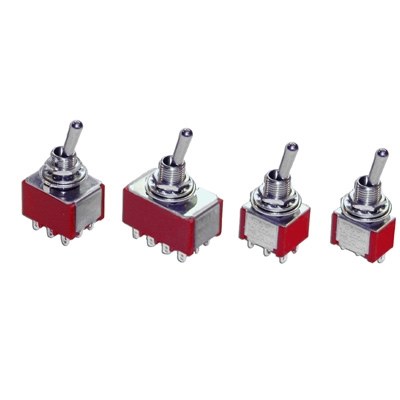 T8405-SEBQ-H 4PDT toggle switch on-off-on