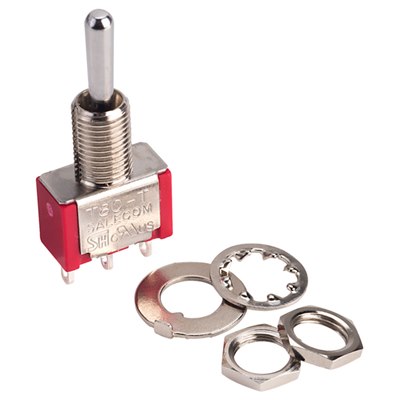 T8014B-SEBQ-H SPDT toggle switch on-off-(on)