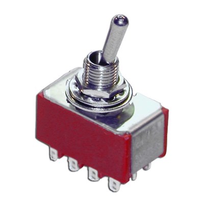 T8401-SEBQ-H 4PDT toggle switch on-on