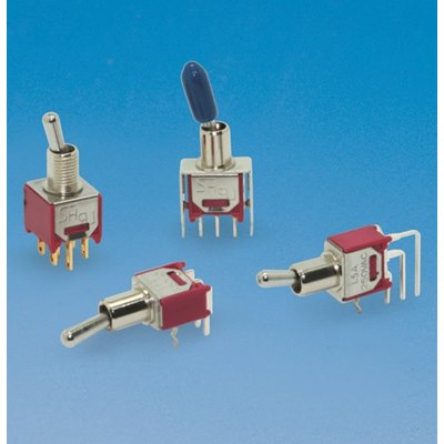 SPDT R/Angle PCB toggle on-off-on