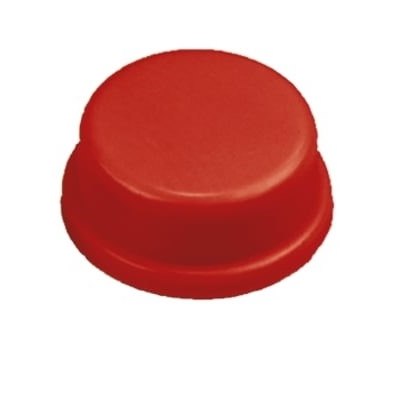 Tact switch key cap - 12mm round Red KTSC22R