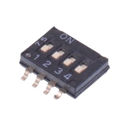 Half pitch DIL switch 2 way NHDS-02-T