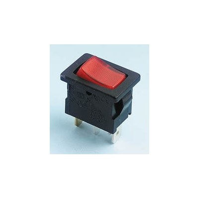 DPST illuminated Red rockerswitch A81831G0000