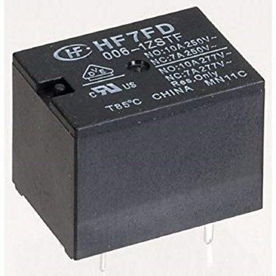 Relay HF-7FD 10A 6VDC HF7FD0061ZSTF