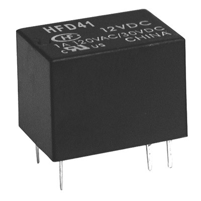 Relay HFD41-005HS. 1A 5VDC