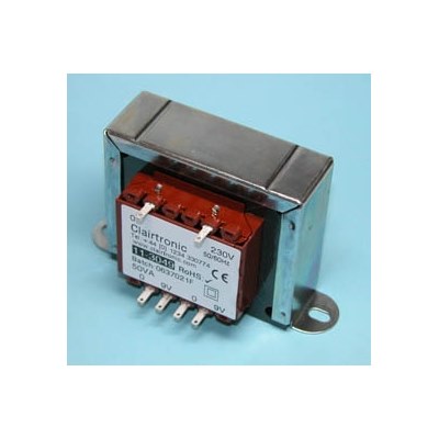 Chassis transformer 115+115V 50VA 12V+12V A3074