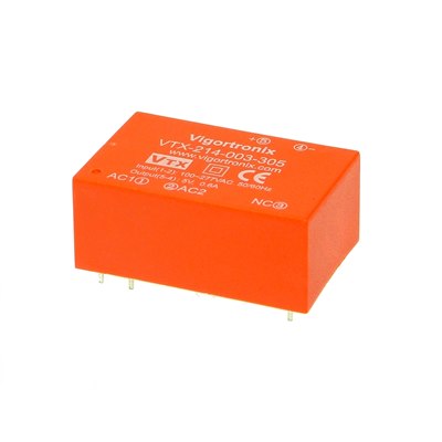 7.5V 3 Watt High Performance AC-DC Converter VTX-214-003-307