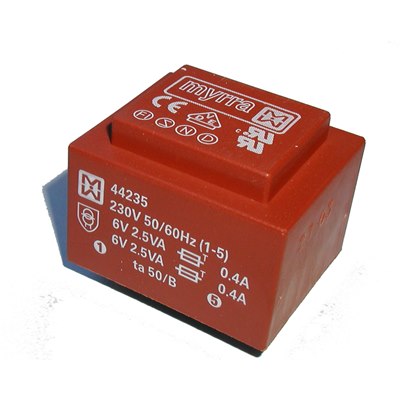 44049 1VA 0-6V Encapsulated Transformer