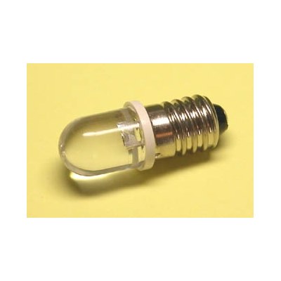 MES screw LED. 6V Red