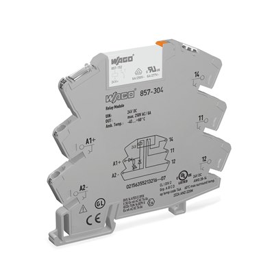 WAGO Relay module; 24VDC; 1xCO; 6A