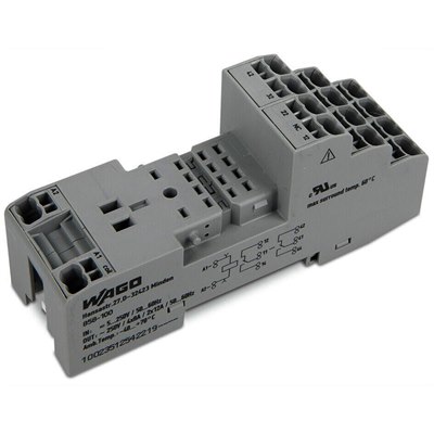 WAGO Relay Socket; 4 changeover contacts