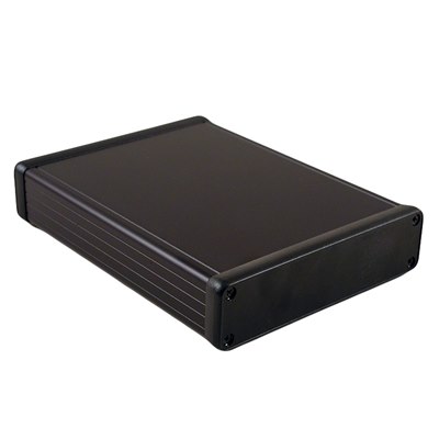 Alum. enclosure 60x45x25 Black Anodised 1455D602BK
