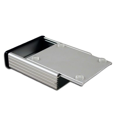 Alum. enclosure 80x54x23 Clear Anodised 1455C802