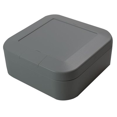 Takachi CHD91E4DG Dark Grey Low Profile Plastic Enclosure 100x100x40mm - Takachi WP10-10-4C