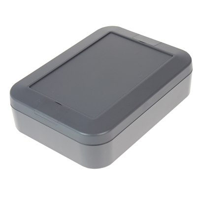 CHD91E6DG Dark Grey Low Profile Plastic Enclosure 150x110x40mm - Takachi WP11-15-4C