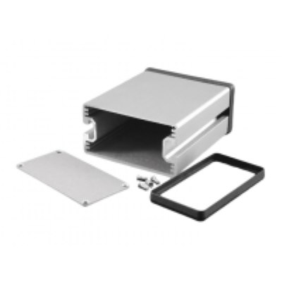 1455NC1201 Aluminium Enclosure  120x103x53   Metal ends