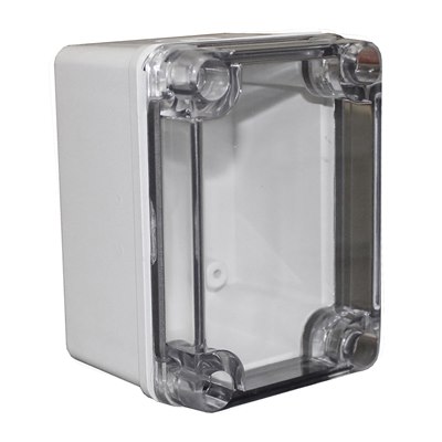 CHDX6-223C Clear lid knockout enclosure 130x80x70