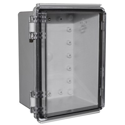CHDX8-224C Clear lid enclosure 185x135x100mm