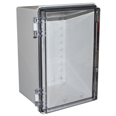 CHDX8-229C Clear lid enclosure 210x210x100mm