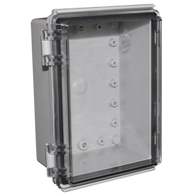 CHDX8-223C Clear lid Enclosure 185x135x85mm