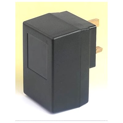 PS5 case Black - plastic earth pin