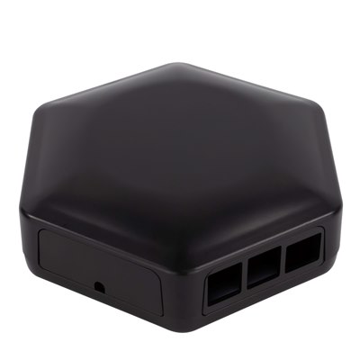 CBHEX1-PI4-BK Black Pi Ready Enclosure