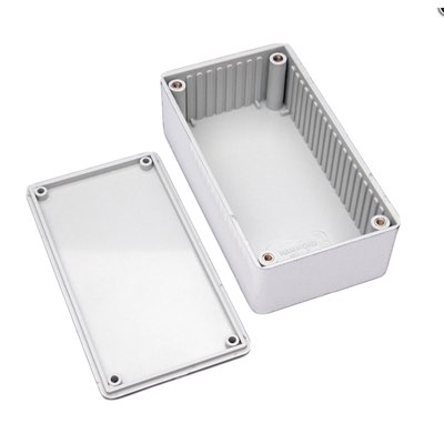  1591ABK Black F/R Enclosure 100Lx50Wx25H