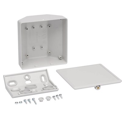 CamdenBoss CB1500-10VWH-KIT Enclosure Kit White Vented