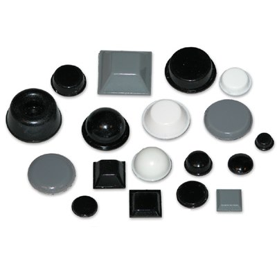 Square 12.6 mm x 5.7 mm P2126B (200pcs) Black