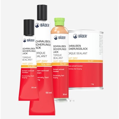 SILA 610 FAST / RT ORIGINAL BÄDER Torque Seal; Thread Locker; RED; Tube 20ml